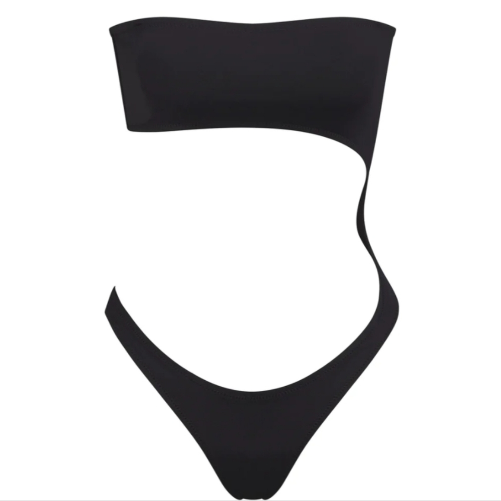 SKIMS Black Cutout One-Piece Swimsuit - Picture 5 of 11